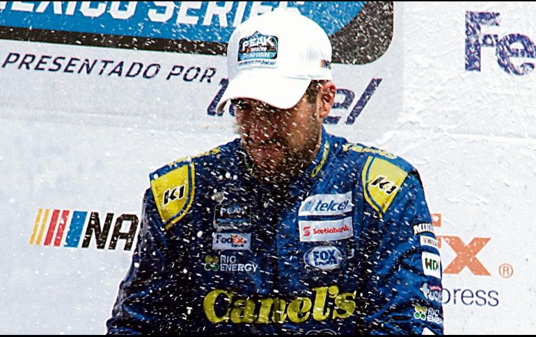 Es su tercer campeonato como piloto Nascar. NASCAR PEAK MEXICO