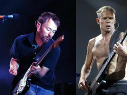 Thom Yorke es el líder de Radiohead; Flea es bajista de Red Hot Chilli Pappers. ESPECIAL