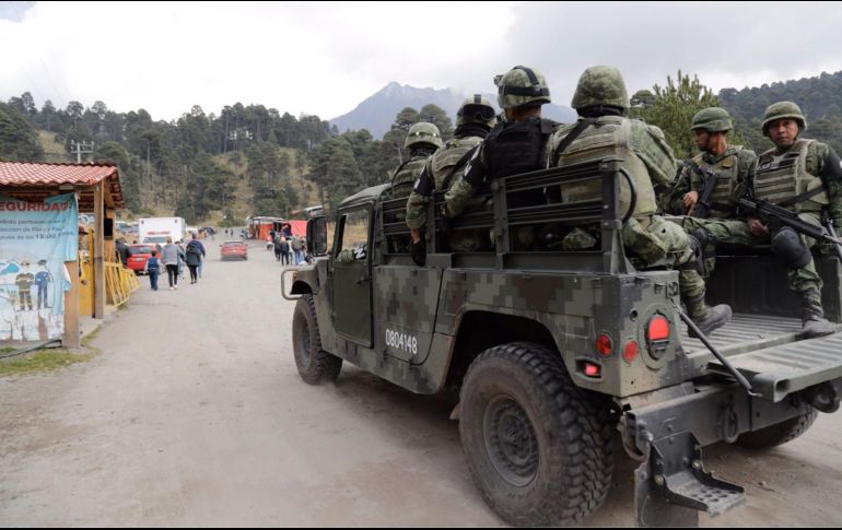 Tras este incidente, elementos de la Policía Estatal y Ejército Mexicano hicieron acto de presencia en la zona. SUN / ARCHIVO