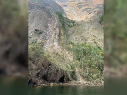 El derrumbe ocurrido la tarde del miércoles no dejó víctimas ni lesionados. TWITTER / @pcivilchiapas