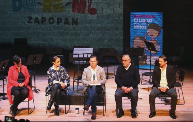 Presentación. Autoridades ofrecieron detalles sobre la convocatoria para participar en la Orquesta Infantil Do Re Mi Zapopan. CORTESÍA