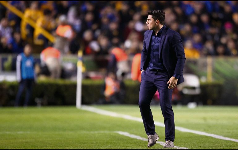 La última. El timonel argentino volvió a arremeter contra los silbantes tras la eliminación ante el Toluca en la Copa MX. IMAGO7