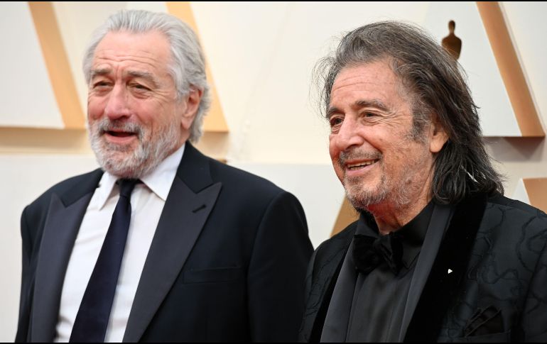 Robert De Niro (I) y Al Pacino (D). AFP / R. Beck
