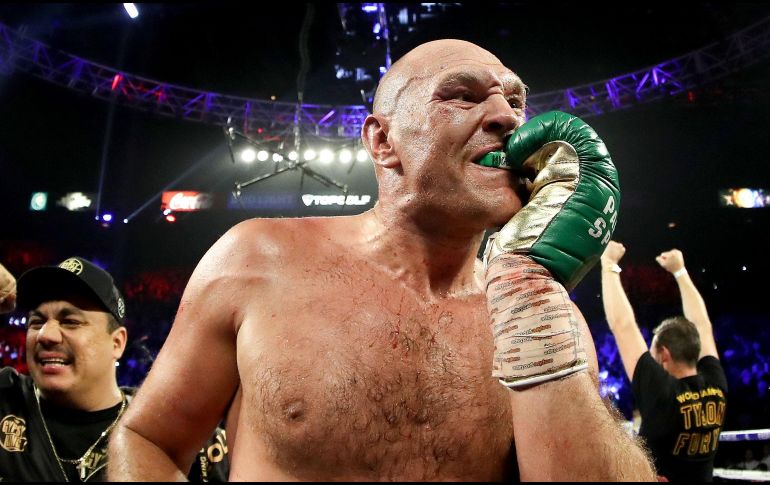 El rey del box. Tyson Fury se convirtió el sábado en el monarca de los Pesados del Consejo Mundial de Boxeo al derrotar a Deontay Wilder. AFP /Ralston