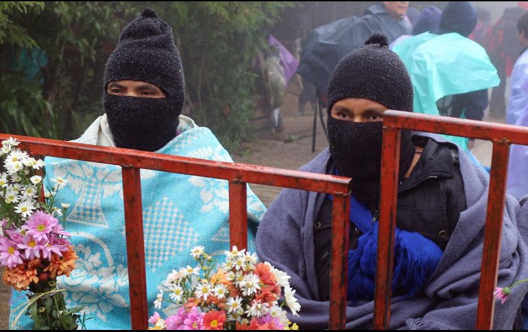 Mujeres del Ejército Zapatista de Liberación Nacional se unirán a las protestas y al paro anunciado para el 8 y 9 de marzo. ARCHIVO