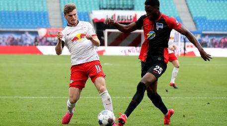 El RB Leipzig dejó escapar una inmejorable oportunidad de trepar al subliderato de la Bundesliga. AFP / A. Hassenstein