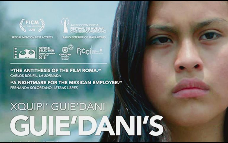 “El ombligo de Guie´dani”. El filme dirigido por Xavi Sala es protagonizado por  Sótera Cruz, quien está nominada a Mejor actriz en el certamen de Pecime. CORTESÍA