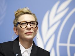 La reconocida actriz Cate Blanchett es también embajadora de buena voluntad de la ONU para los refugiados. ARCHIVO