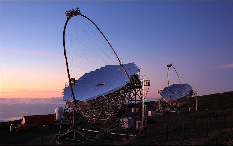 Los telescopios MAGIC en el Observatorio del Roque de los Muchachos, La Palma. ESPECIAL / agenciasinc.es