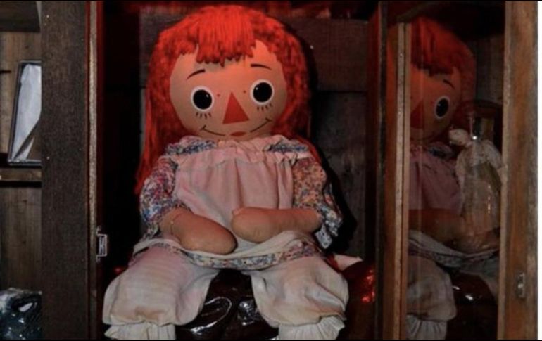 La mención de “Annabelle”, cuya historia inspiró a la saga de películas de terror, llegó a más de 484 mil en Twitter. TWITTER / @giffmx