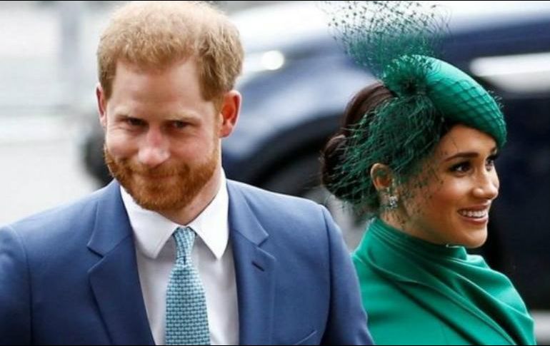 Harry y Meghan anunciaron que dejaban la familia real en enero. Reuters