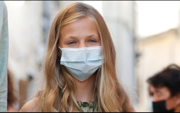 La heredera de la Corona española debería permanecer aislada dos semanas, al igual que el resto de compañeros de su curso. EFE / ARCHIVO