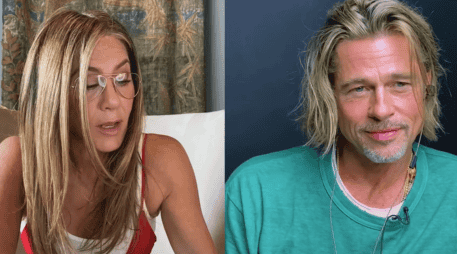Aniston y Pitt interpretaron a “Brad” y “Linda”. YOUTUBE / CORE