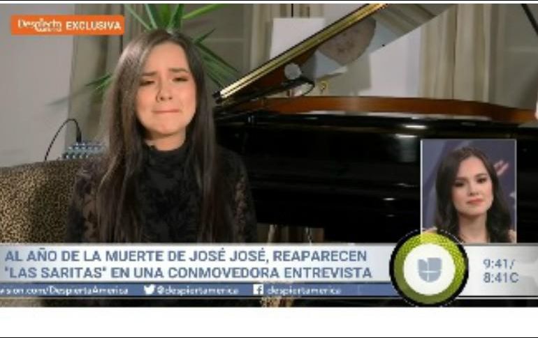 Sarita platicó cómo ha sido su vida tras la muerte de José José. INSTAGRAM / despiertamerica