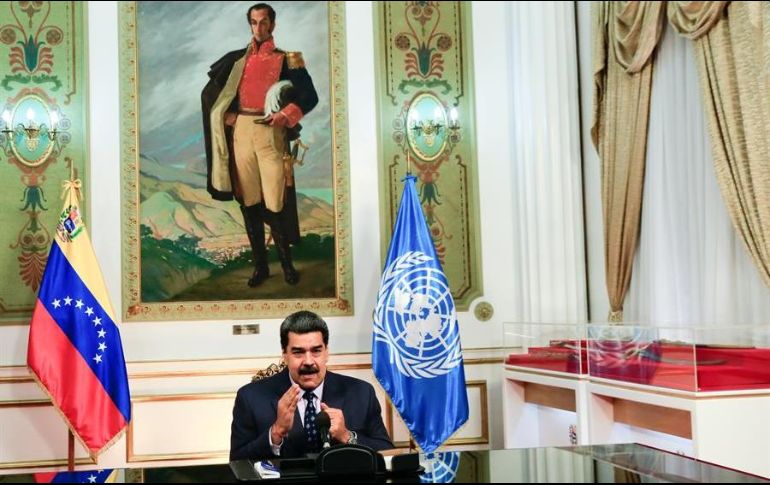 La Casa Blanca acusa al presidente venezolano Nicolás Maduro de ser uno de los mayores narcotraficantes de América. EFE/Prensa Miraflores