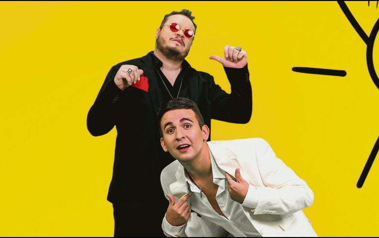 Leonel García y caztro. La colaboración entre ambos dio lugar a un divertido tema. 