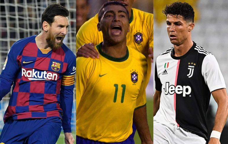 Entre los nombres destacan (de izq. a der.) Lionel Messi, Romario y Cristiano Ronaldo. ESPECIAL