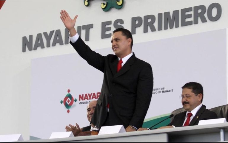 Roberto Sandoval Castañeda toma protesta como gobernador de Nayarit. NTX/ARCHIVO