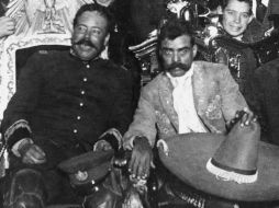 Pancho Villa y Emiliano Zapata fueron dos de los líderes más carismáticos de la Revolución Mexicana. GETTY IMAGES