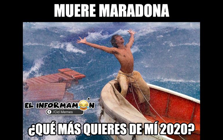 Muere Maradona; los memes en su memoria inundan la red