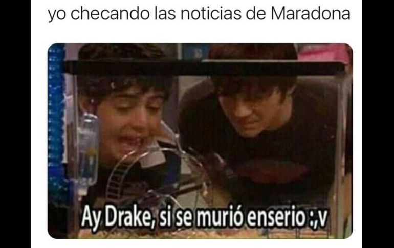 Muere Maradona; los memes en su memoria inundan la red