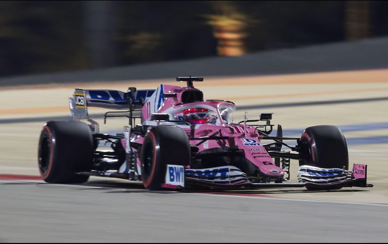 ''Checo'' Pérez se ubicó en la quinta posición para el segundo GP que se correrá en Baréin, carrera en la que el finlandés Valtteri Bottas saldrá desde la ''pole''. AFP / T. Bozoglu