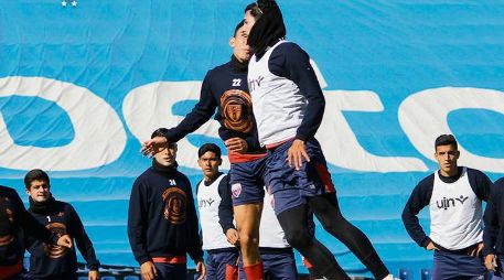 Los Potros se alistaron para el juego de Vuelta por el título, hoy a las 20:00 horas. TWITTER/@Atlante