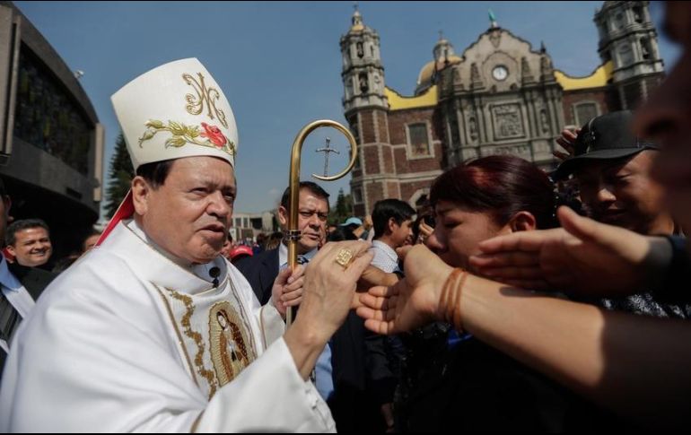 Afirman que el cardenal emérito deberá pagar de su bolsillo los 80 mil pesos que le cobran por su admisión al hospital. SUN/ARCHIVO