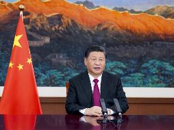 Desde China, Xi Jinping, asistió al evento virtual del Foro Económico Mundial de Davos. Xinhua/Li Xueren