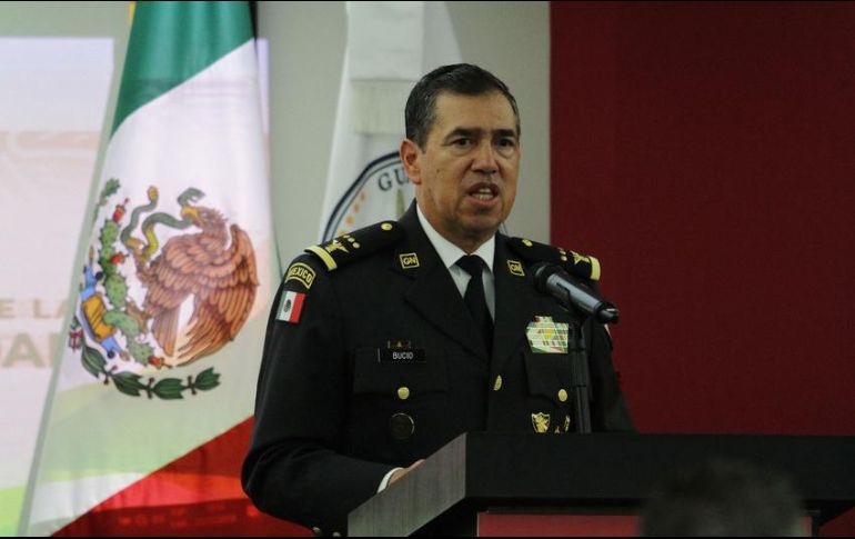 Luis Rodríguez Bucio está presente en las reuniones de gabinete de seguridad que encabeza diariamente AMLO en Palacio Nacional. NTX/ARCHIVO