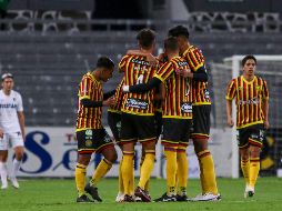 Daniel García adelantó a los Leones Negros al 29, pero un minuto más tarde Yucatán consiguió empatar. IMAGO7/F. Meza