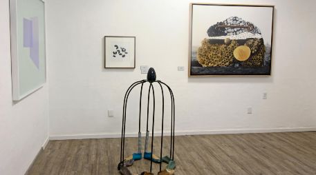 ASPECTO DEL MONTAJE. Los sábados habrá visitas guiadas, ejecutadas por los propios artistas.