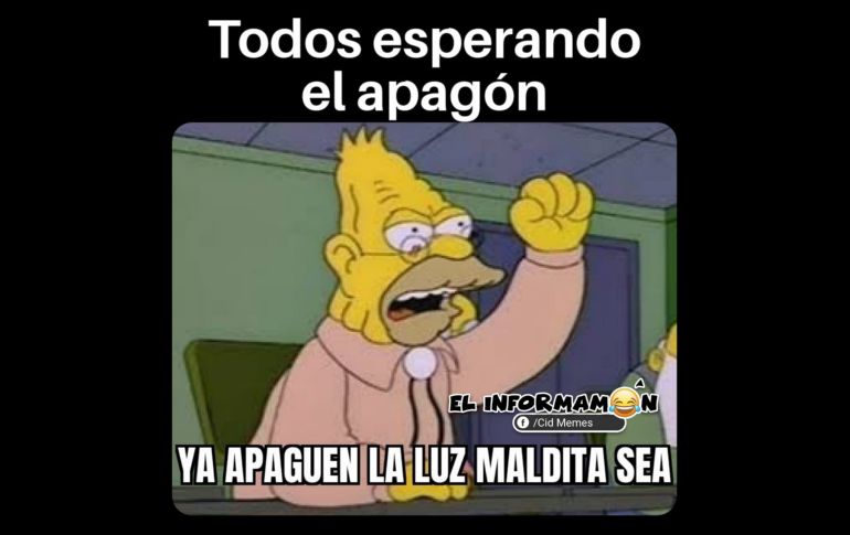Con el apagón... se prenden los memes