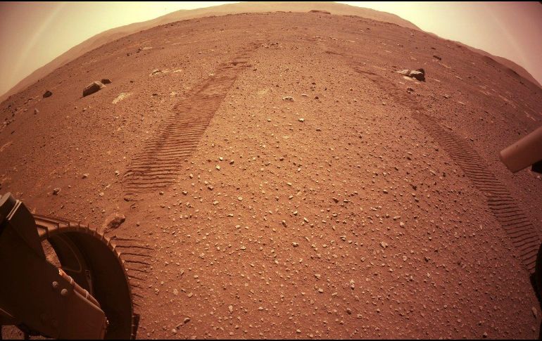 El explorador Perseverance ha estado en Marte durante un mes, recopilando datos y haciendo descubrimientos cada día. TWITTER / @NASAPersevere