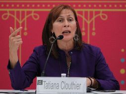 Tatiana Clouthier, secretaria de Economía. ARCHIVO