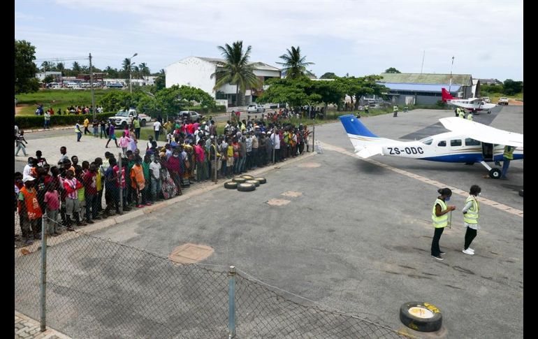 Los desplazados están arribando a Mueda y otras localidades de Cabo Delgado. EFE/E. Chavisso