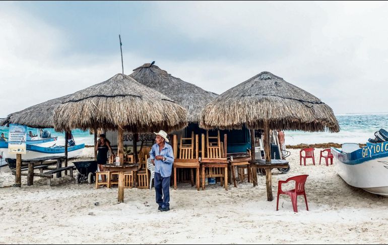 MERMAS. Las playas no tuvieron la asistencia deseada a inicios de año.  AFP