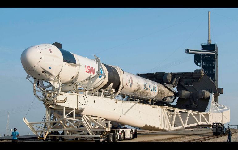 Starship, la nave de la empresa de Elon Musk para viajar a la Luna, actualmente está en pruebas. AFP/A. Gemignani
