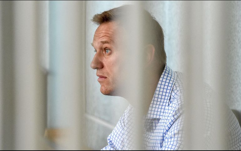 Navalni, de 44 años, inició una huelga de hambre el 31 de marzo para exigir un tratamiento médico adecuado para el dolor de espalda y el entumecimiento de piernas y manos que sufre. AFP / ARCHIVO