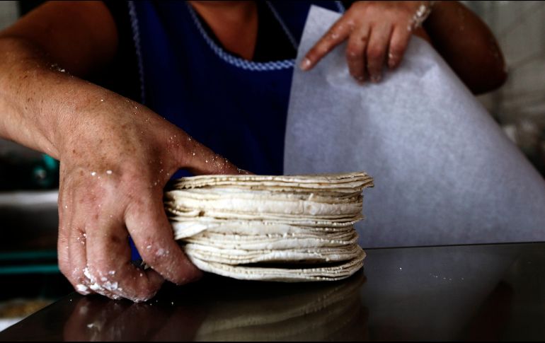 Según los productores, el precio promedio del kilogramo de tortilla debería estar en 20 pesos, pero no lo han querido subir para no afectar la economía de las familias. EL INFORMADOR / ARCHIVO