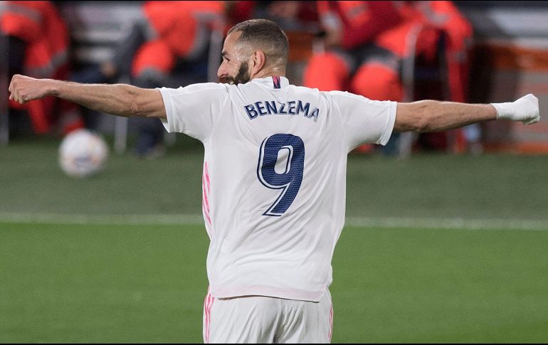 El francés Karim Benzema sigue haciendo historia en el Real Madrid. AFP / J. Guerrero