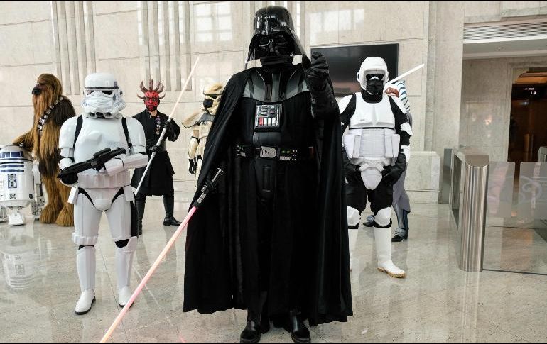 Las bandas sonoras de la serie Star Wars se incrementaron en un 182% desde enero de 2019 en su modalidad Deezer HiFi. AFP / S. Yeh