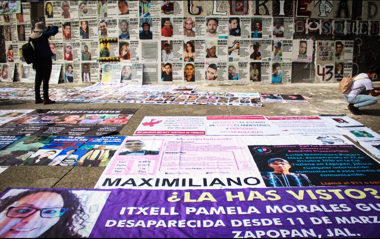 Este domingo familiares de personas desaparecidas se manifestaron. EL INFORMADOR / G. Gallo