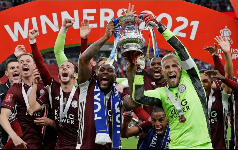Así logró el Leicester su primer título desde la Premier League de 2016 y la primera FA Cup de su historia. AP / K. Wigglesworth