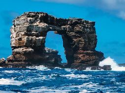 El Arco de Darwin medía alrededor de 43 metros de altura, 70 de largo y 23 de ancho. AP/Parque Nacional Galápagos