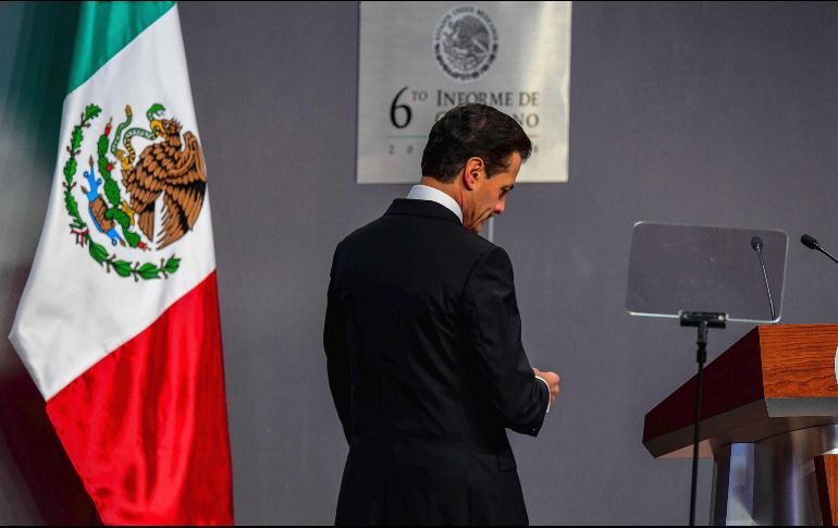 La FGR había dicho que no podía dar a conocer la información requerida sobre Peña Nieto debido a que se estaría atentando contra la intimidad, honor, buen nombre y presunción de inocencia. AFP / ARCHIVO