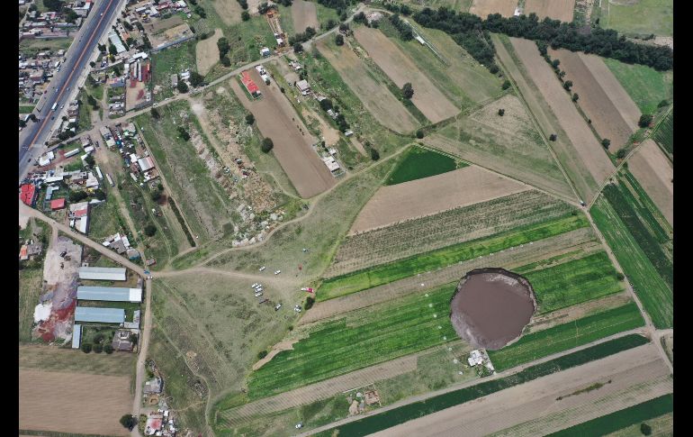 1 de junio. La zona está a poco más de 20 kilómetros de la ciudad de Puebla. Alrededor hay algunas casas pequeñas y sembradíos. AFP/ARCHIVO