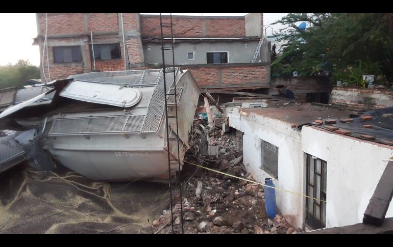 Los hechos sucedieron en el poblado de San Isidro Mazatepec, alrededor de las 6:00 horas de este martes. ESPECIAL / Protección Civil Jalisco