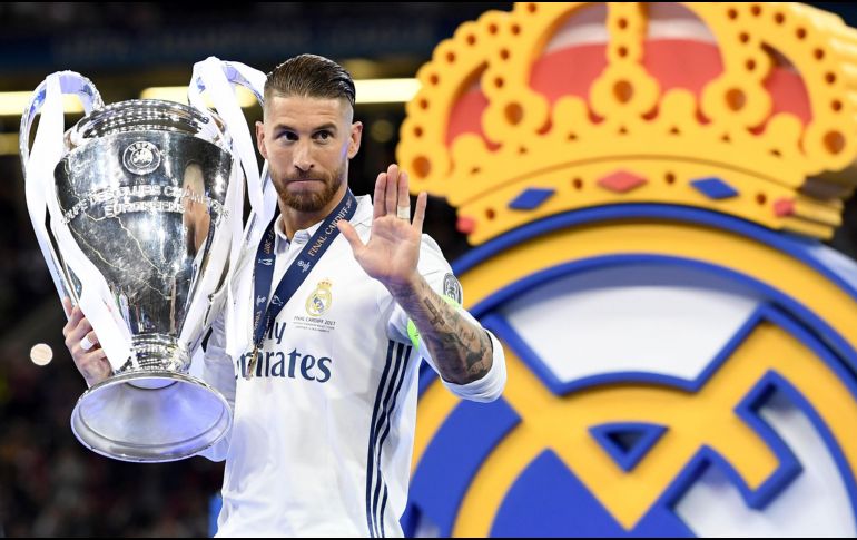 LEYENDA. Sergio Ramos consiguió 22 títulos durante los 16 años que jugó en el Real Madrid. EFE