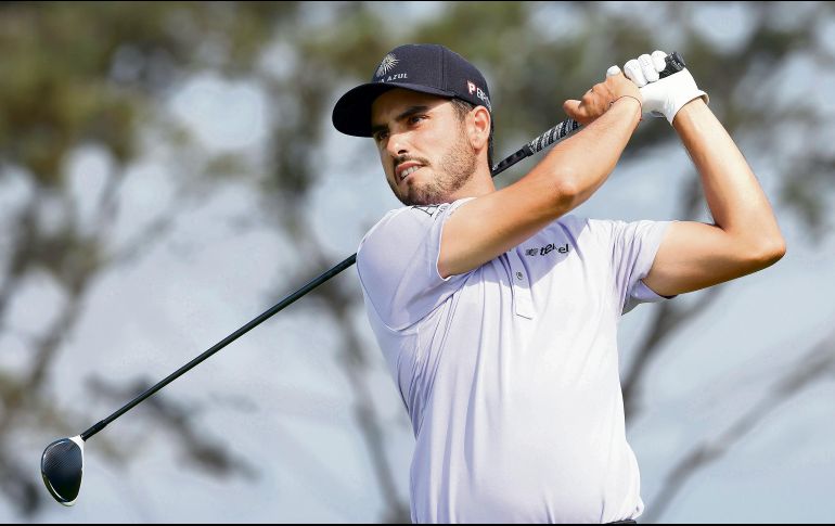 “El Turco”. El tamaulipeco tenía el mejor recorrido entre los cuatro aztecas que iniciaron en el torneo. AFP/H. How